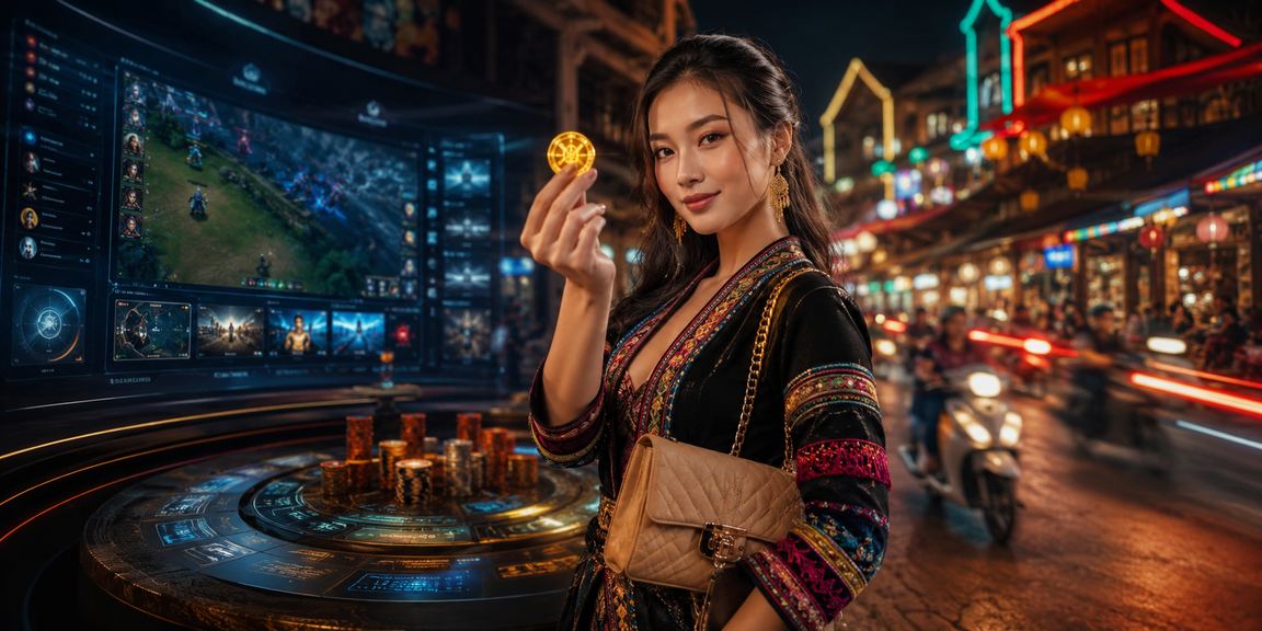 Người chơi esports tại Sapa trải nghiệm cá cược trực tuyến với ánh đèn neon